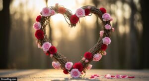 Love frame background image