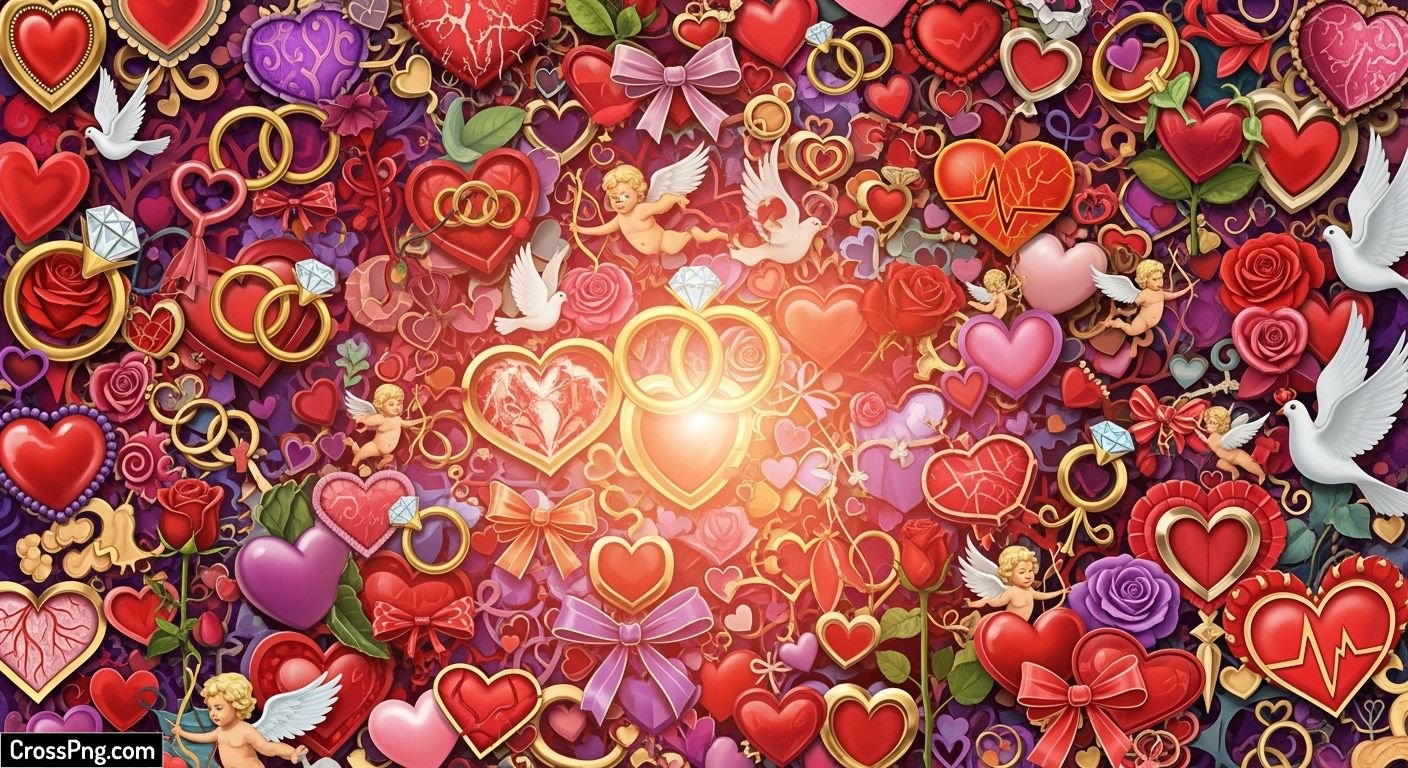 Love symbol background image