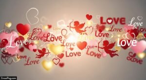 Love symbol background image 2