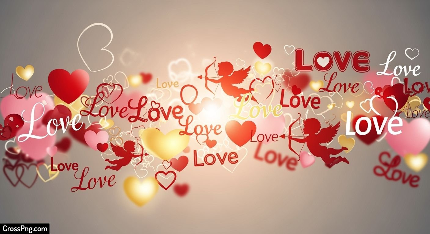 Love symbol background image 2
