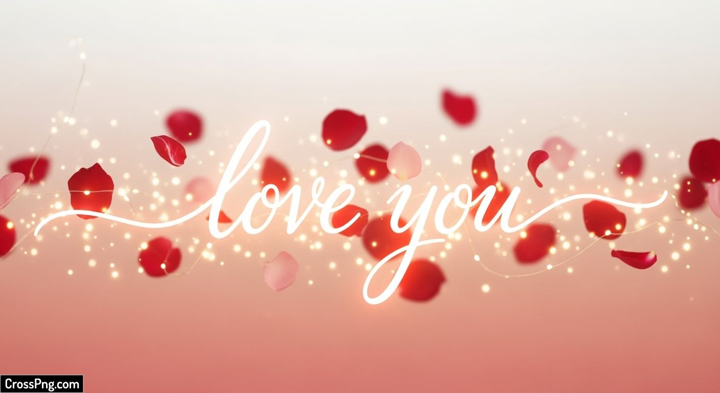 Love you background image