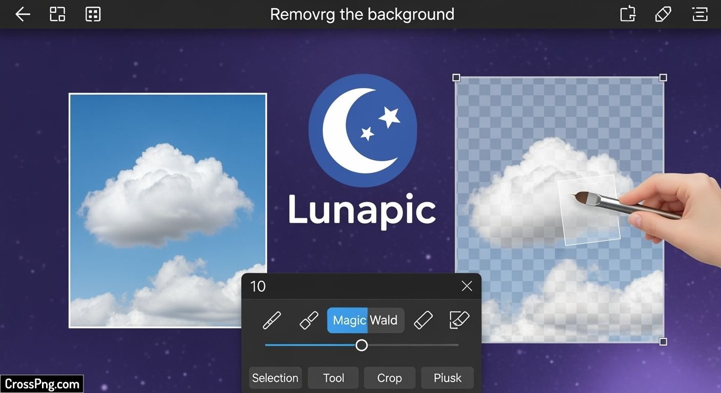 Lunapic remove background image