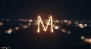 M background image