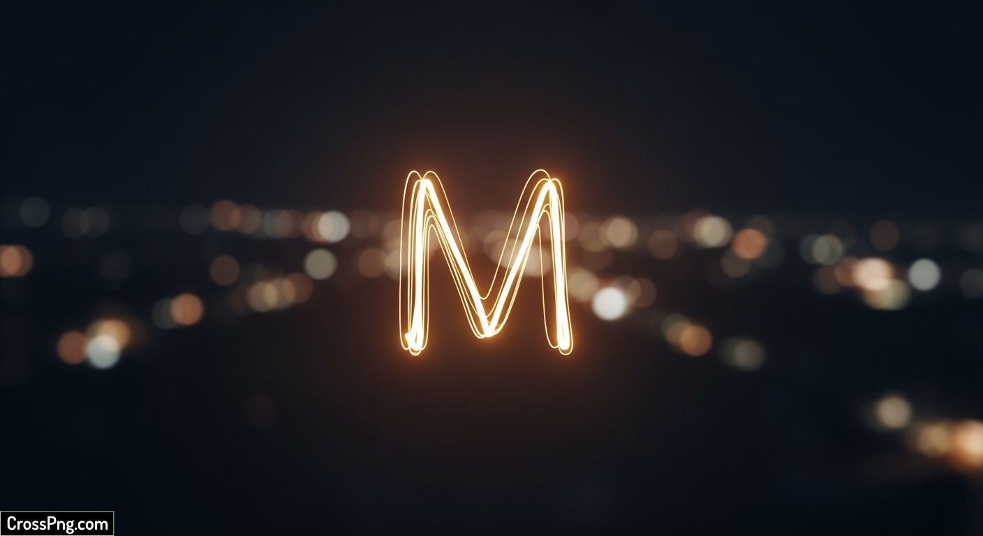 M background image