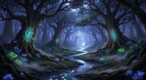 Magic woods background image 2