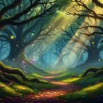 Magic woods background image 4