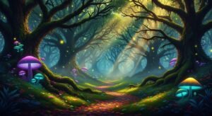 Magic woods background image 4