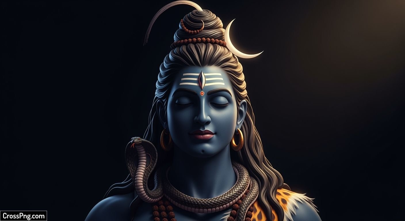 Mahadev black background image 2
