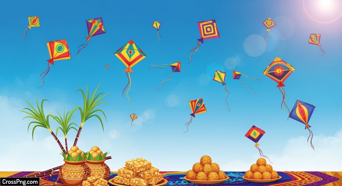 Makar sankranti background hd image 4