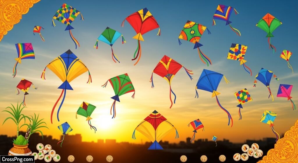 Makar sankranti background hd image 5