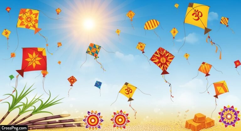 Makar sankranti background png image 2