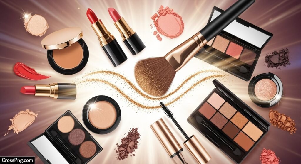 Makeup poster background image