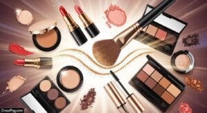 Makeup poster background image