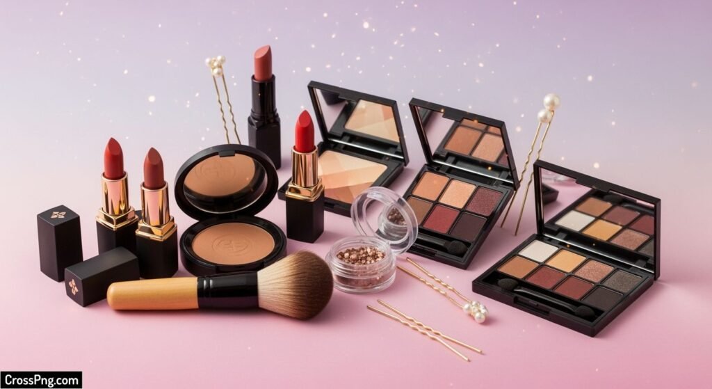 Makeup poster background image