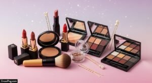 Makeup poster background image