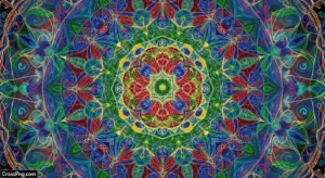 Mandala art background image