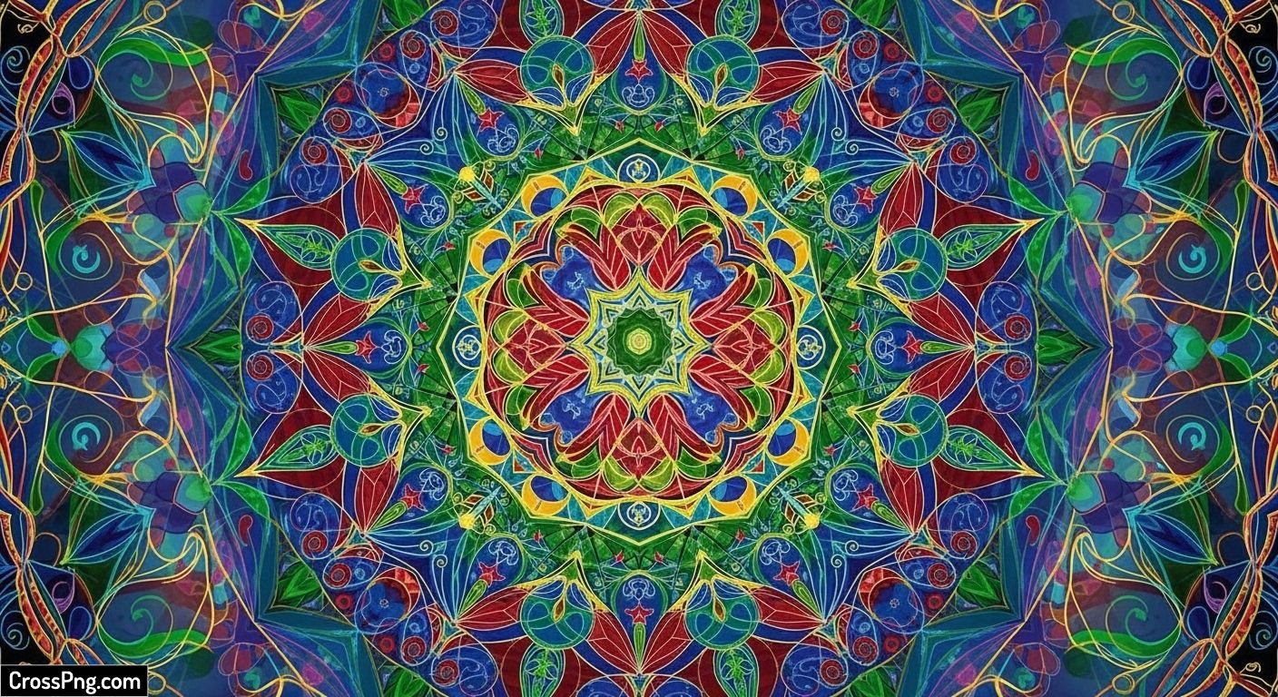 Mandala art background image