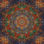 Mandala art background image