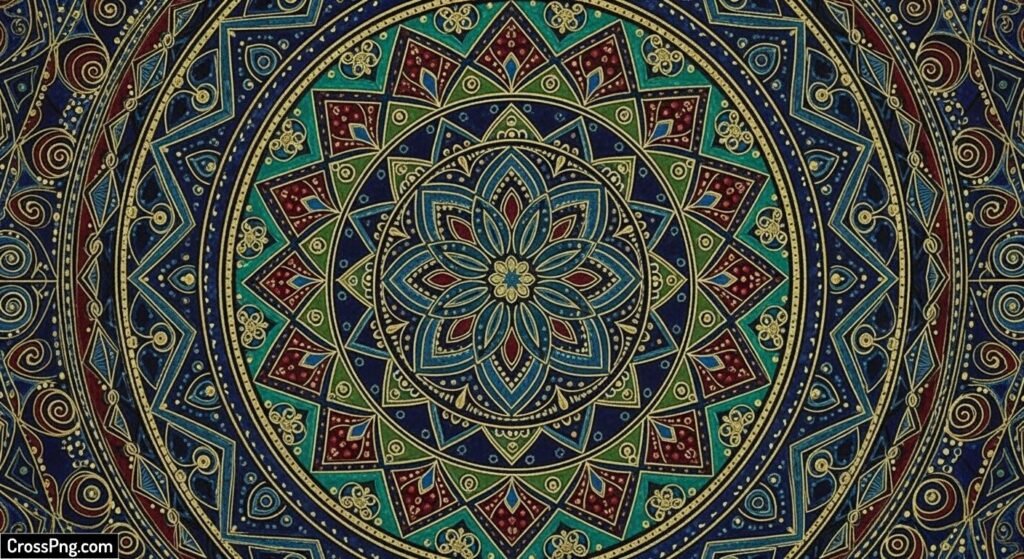 Mandala art background image 2