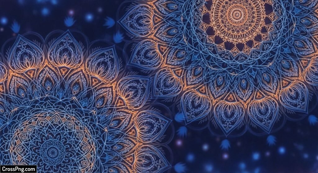Mandala art background image 3