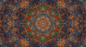 Mandala art background image