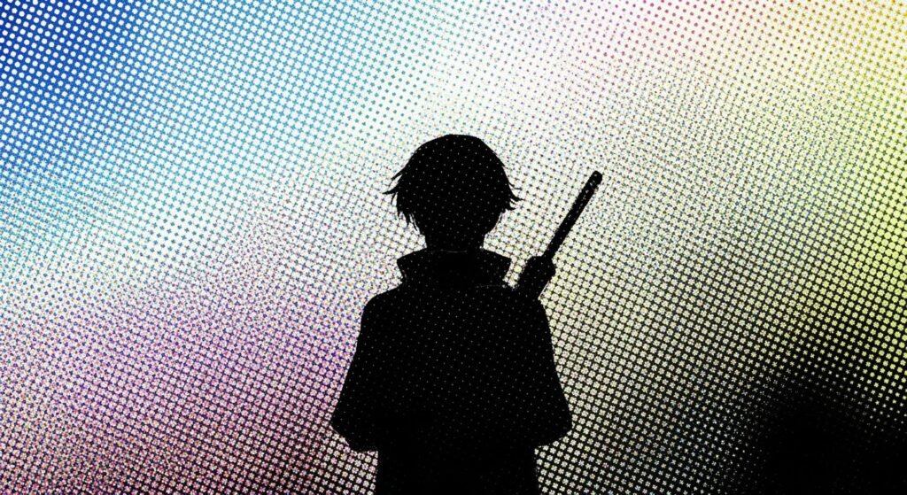 Manga dots background image 2