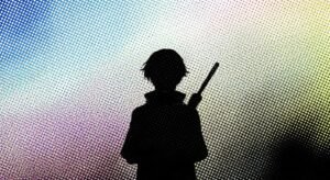 Manga dots background image 2