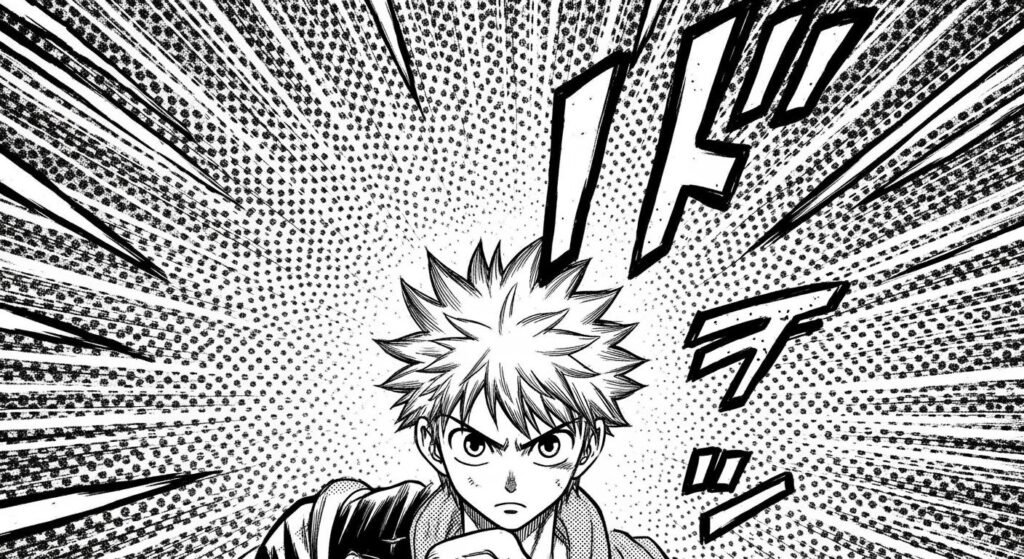 Manga dots background image 3