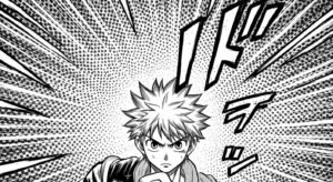 Manga dots background image 3