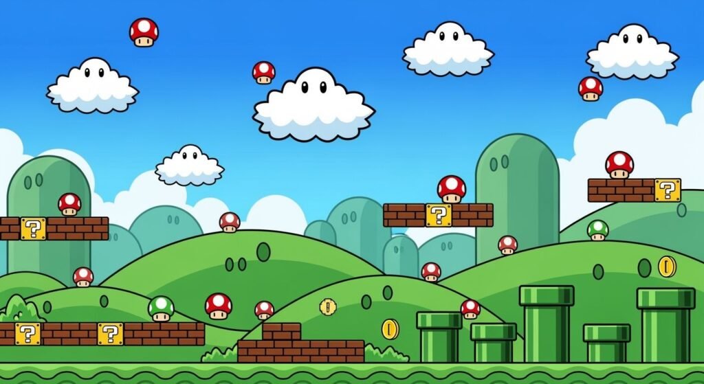 Mario bros background image