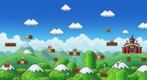 Mario bros background image 2