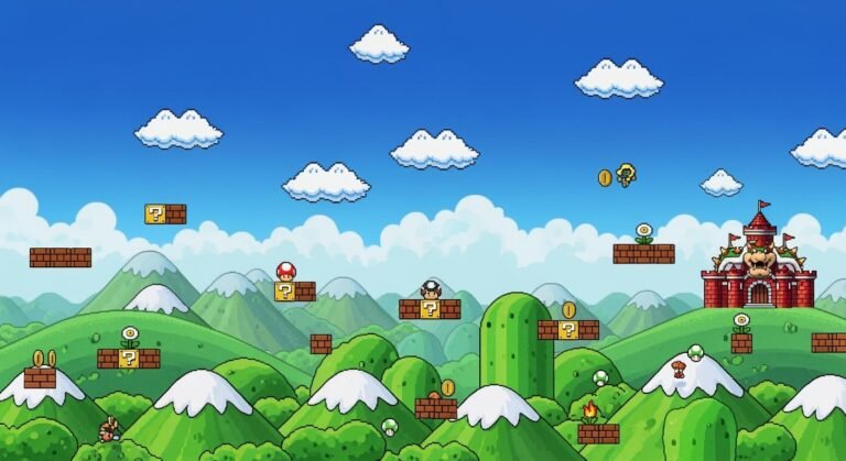 Mario bros background image 2