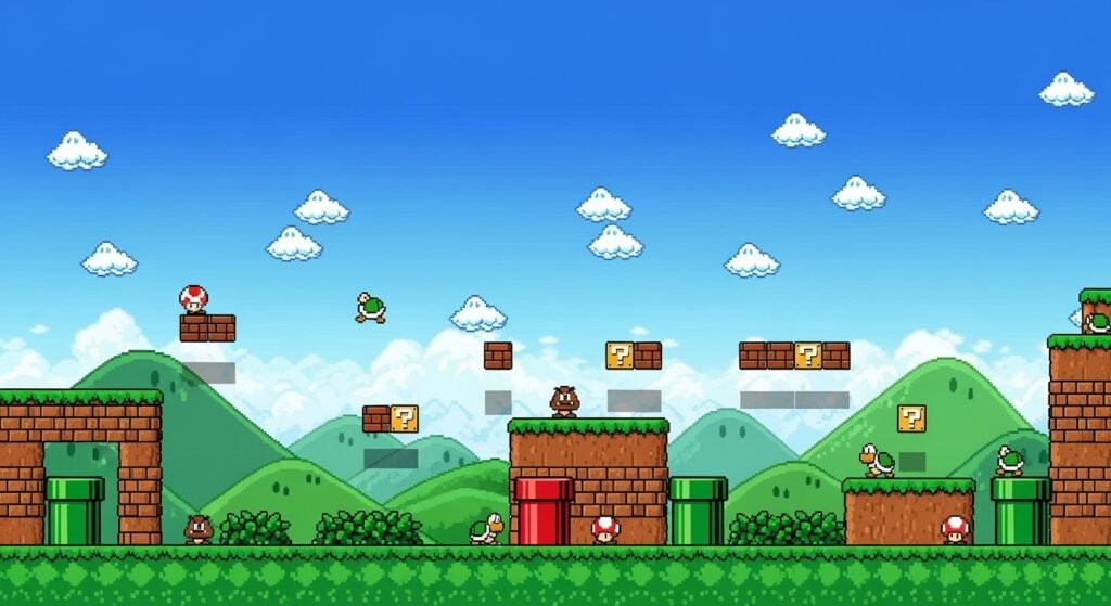 Mario bros background image 3