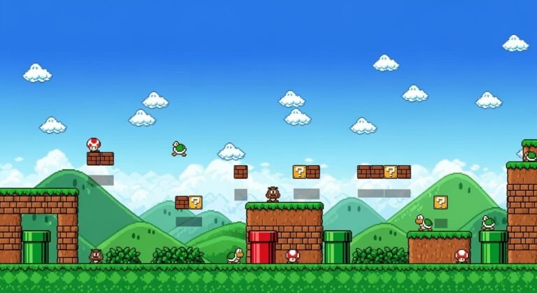 Mario bros background image 3