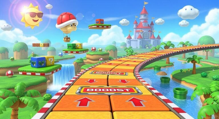 Mario kart background image