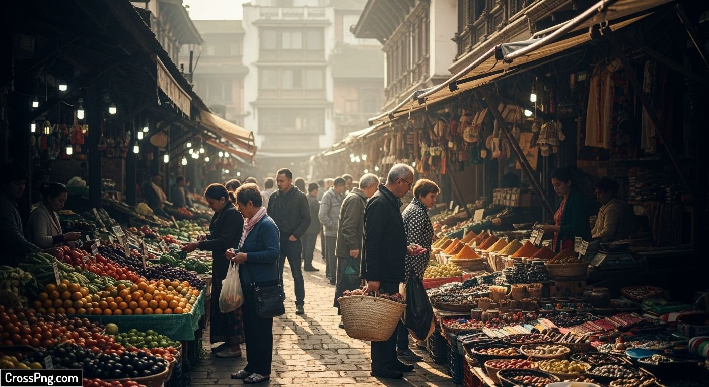 Market background image