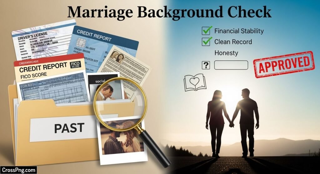 Marriage background check image