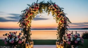 Marriage background design image