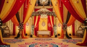 Marriage indian wedding background image 3