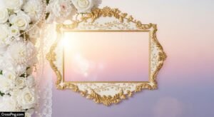 Marriage photo frame background image 3