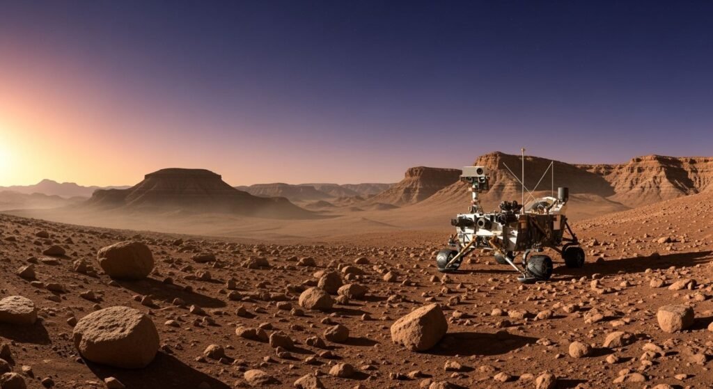 Mars land background image image 4