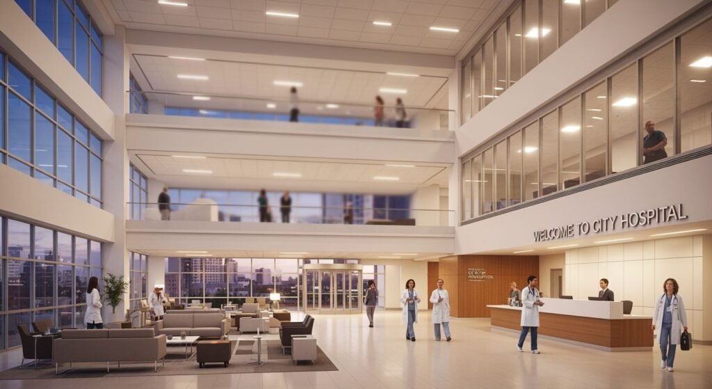 Medical center background image 2