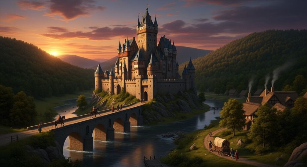 Medieval background image