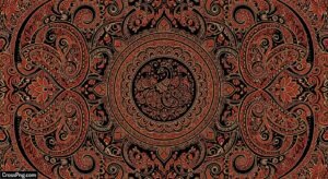 Mehndi background decoration image
