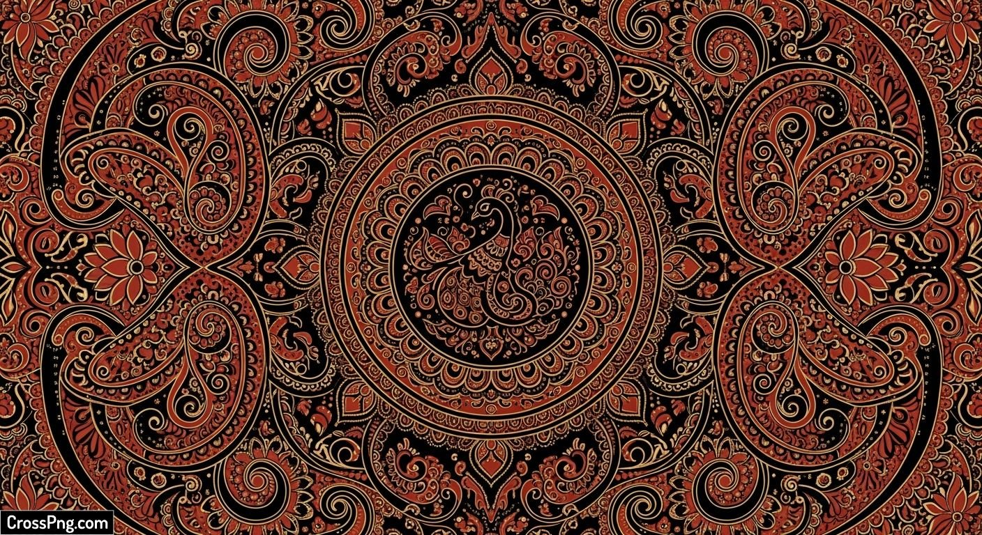 Mehndi background decoration image