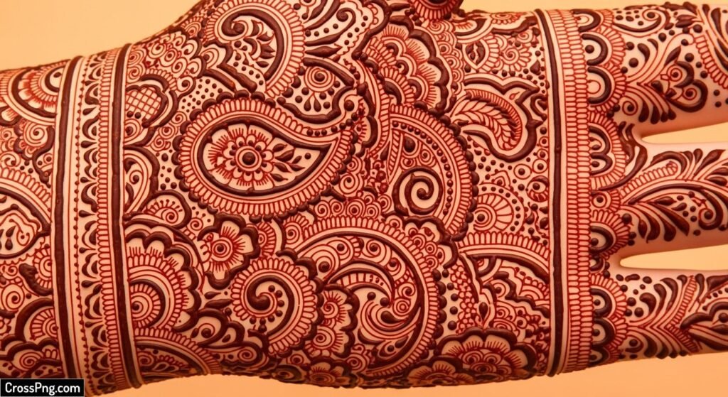 Mehndi background design image