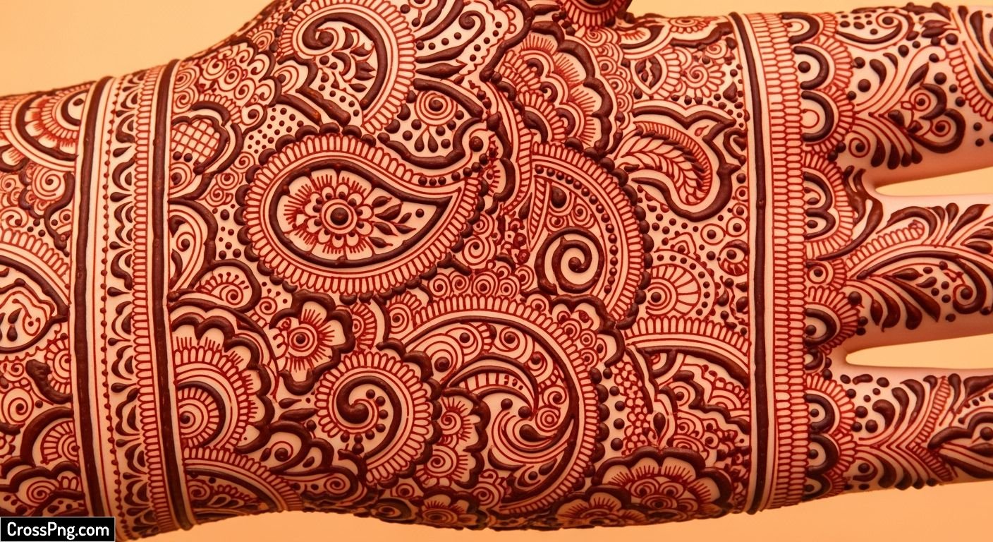 Mehndi background design image