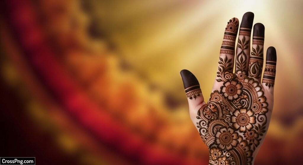 Mehndi design background image