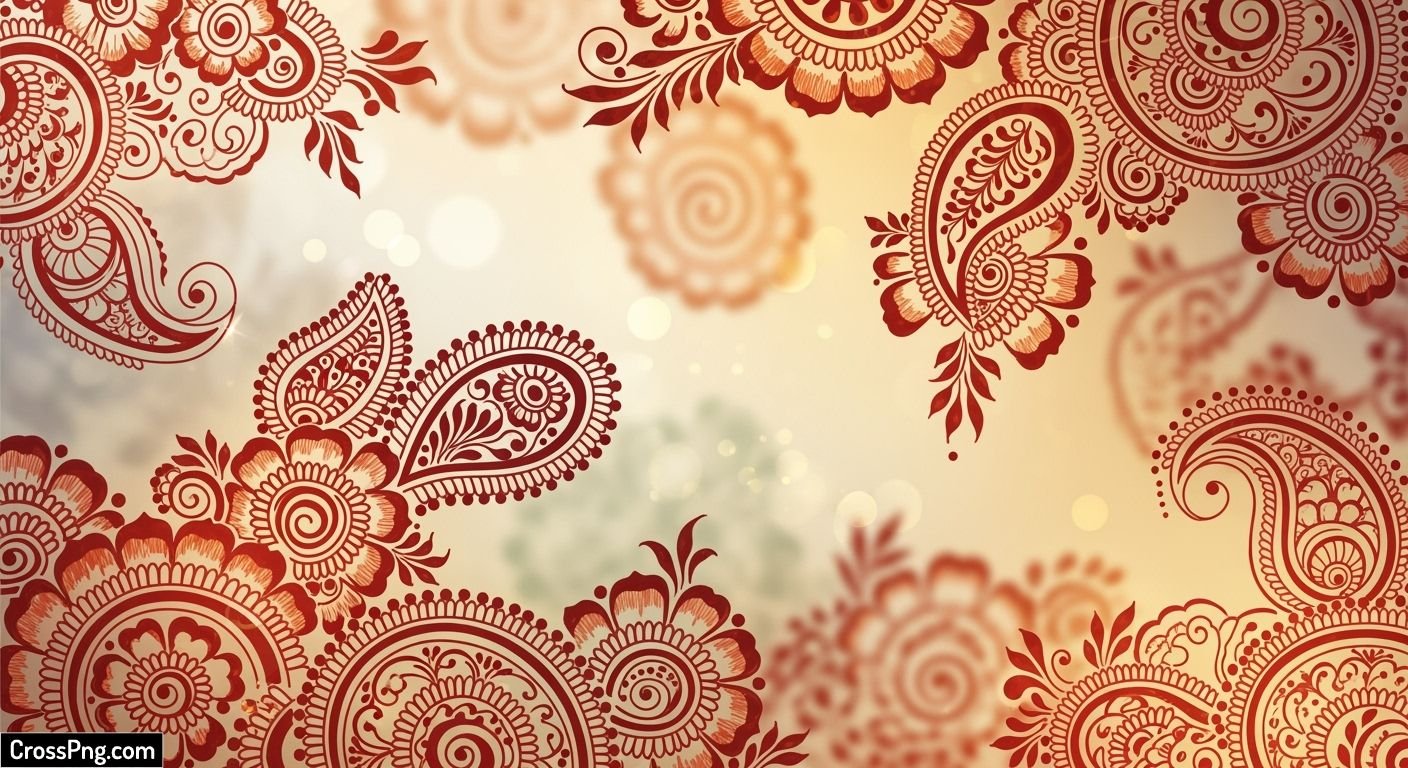 Mehndi design background image 2