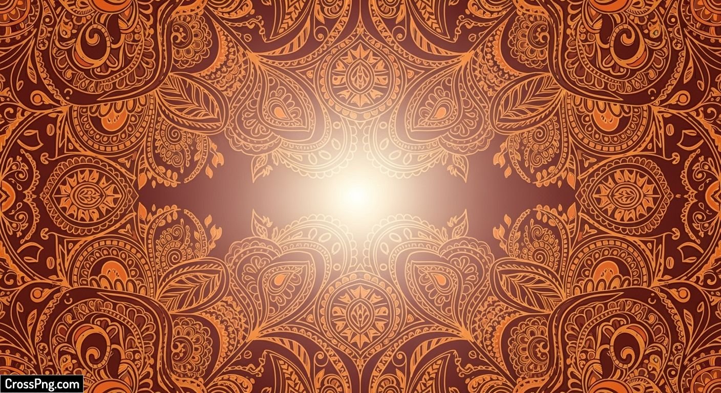 Mehndi invitation card background image